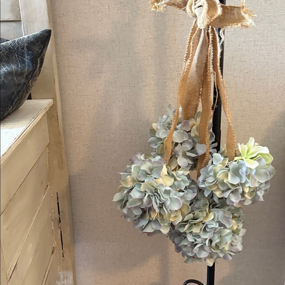 Rustic Hydrangea Hanging Decor - Picture 1 of 3